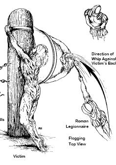 Dessin d'une flagellation Dessin d'une flagellation