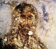 Le visage du Jésus dans les catacombes Le visage du Jésus dans les catacombes